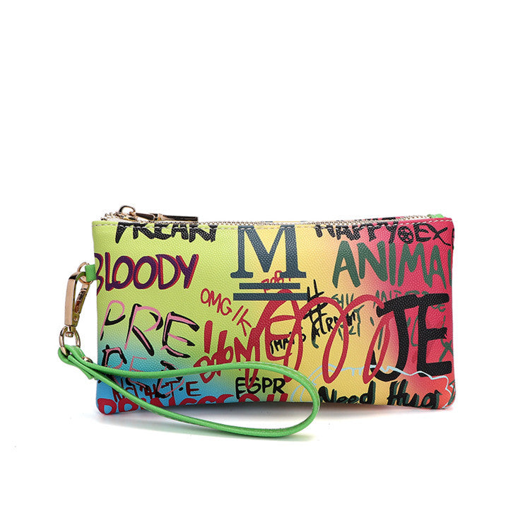 Colorful Graffiti New Jelly Bag Can Be Issued On Behalf Of The Colorful Graffiti Handbag