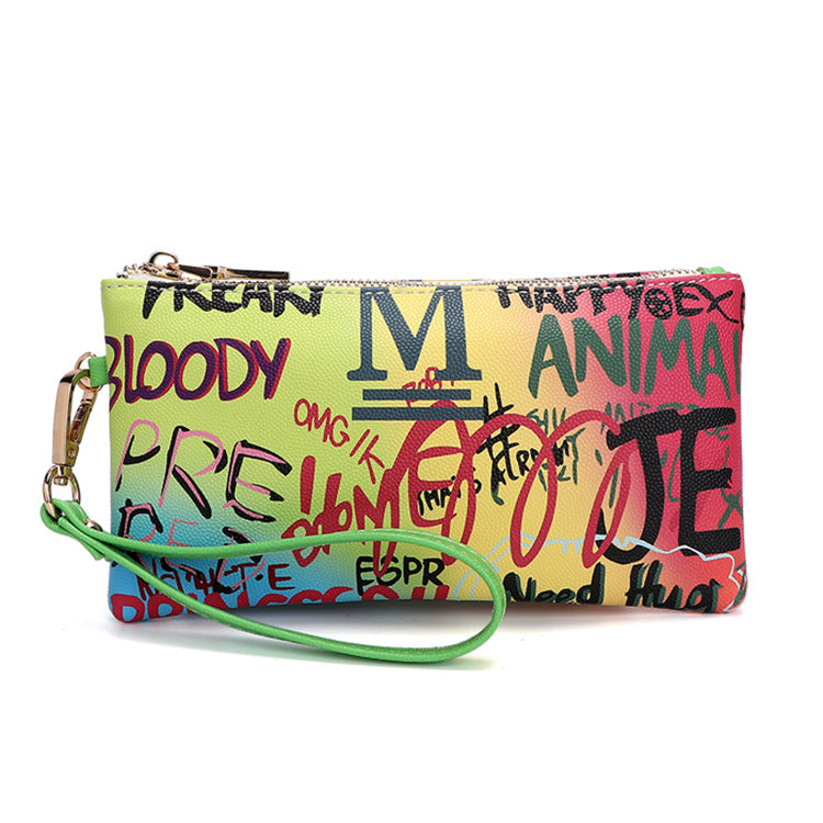 Colorful Graffiti New Jelly Bag Can Be Issued On Behalf Of The Colorful Graffiti Handbag