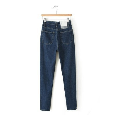 Vintage High-rise Jeans Washed Harem Trousers
