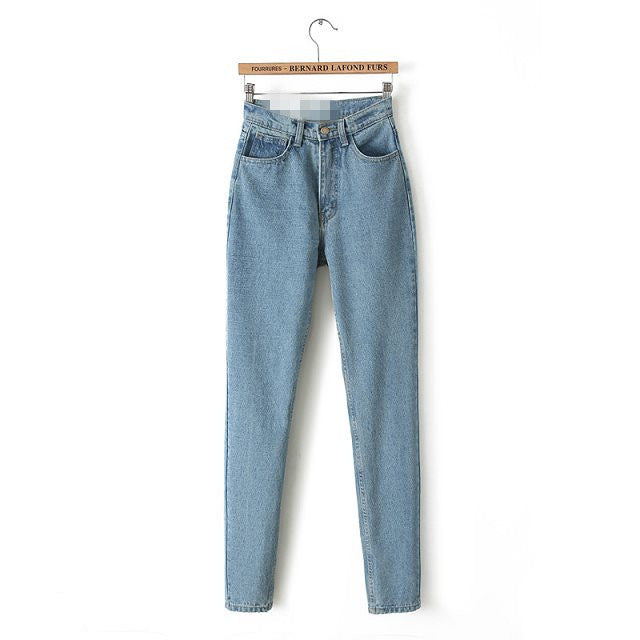 Vintage High-rise Jeans Washed Harem Trousers
