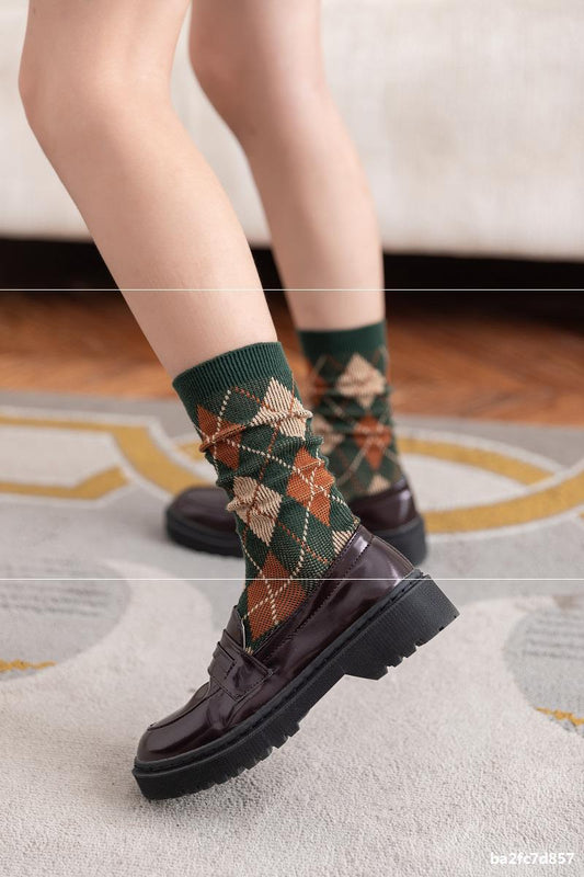 High Quality Japanese Double Needle Double Way Women's Socks