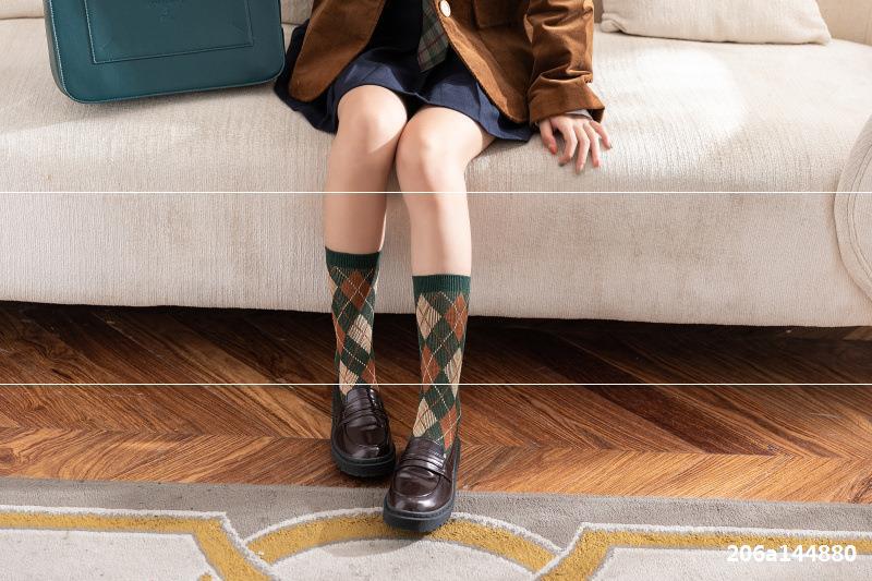 High Quality Japanese Double Needle Double Way Women's Socks