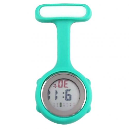 Digital Silicone Display Silent Electronic Luminous Nurse Pocket Watch