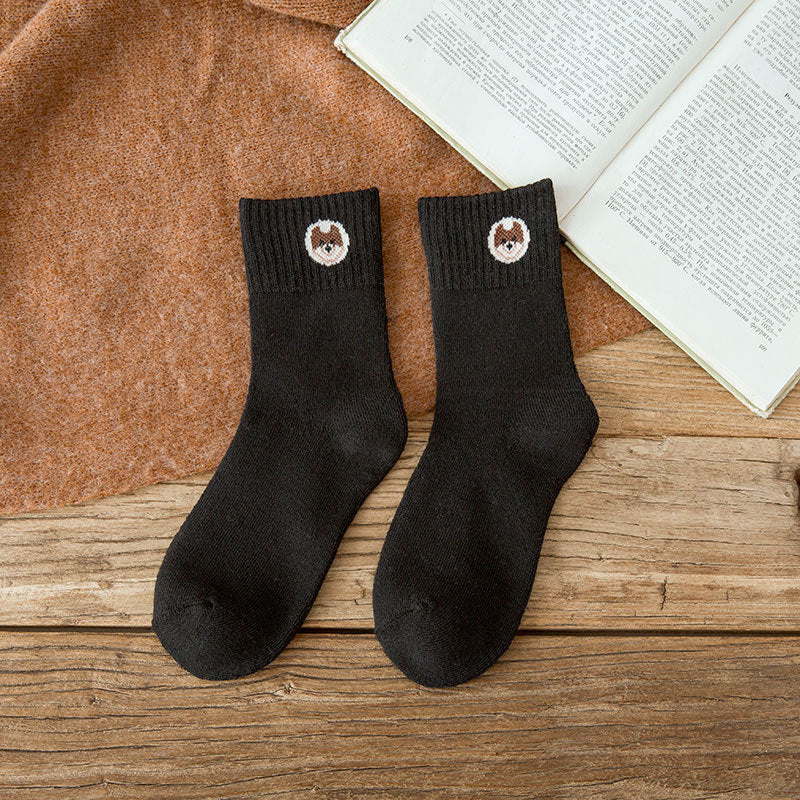 Cartoon Super Thick Northeast Cashmere Terry Socks