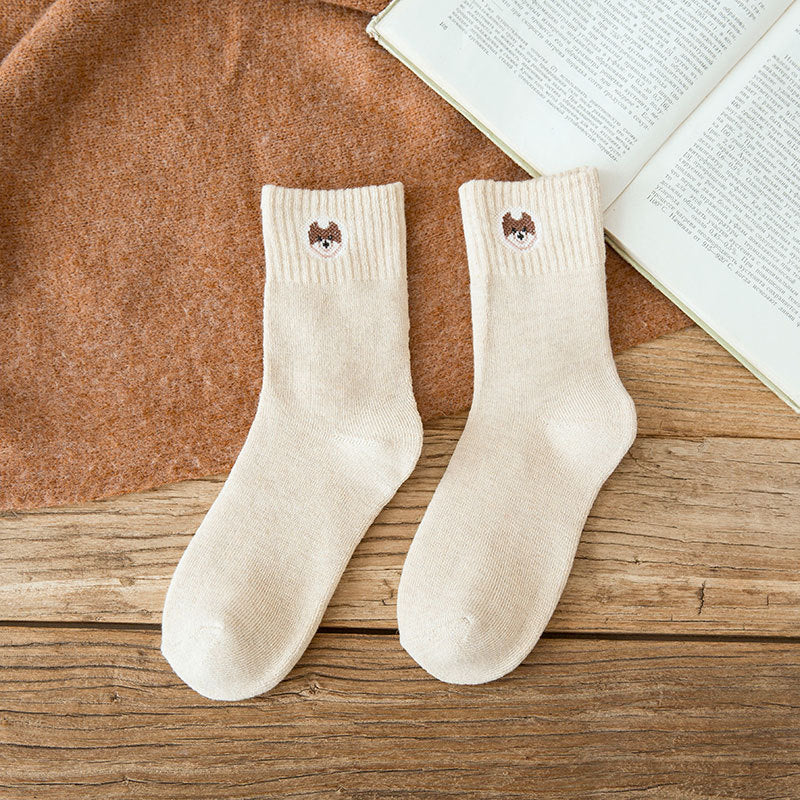 Cartoon Super Thick Northeast Cashmere Terry Socks