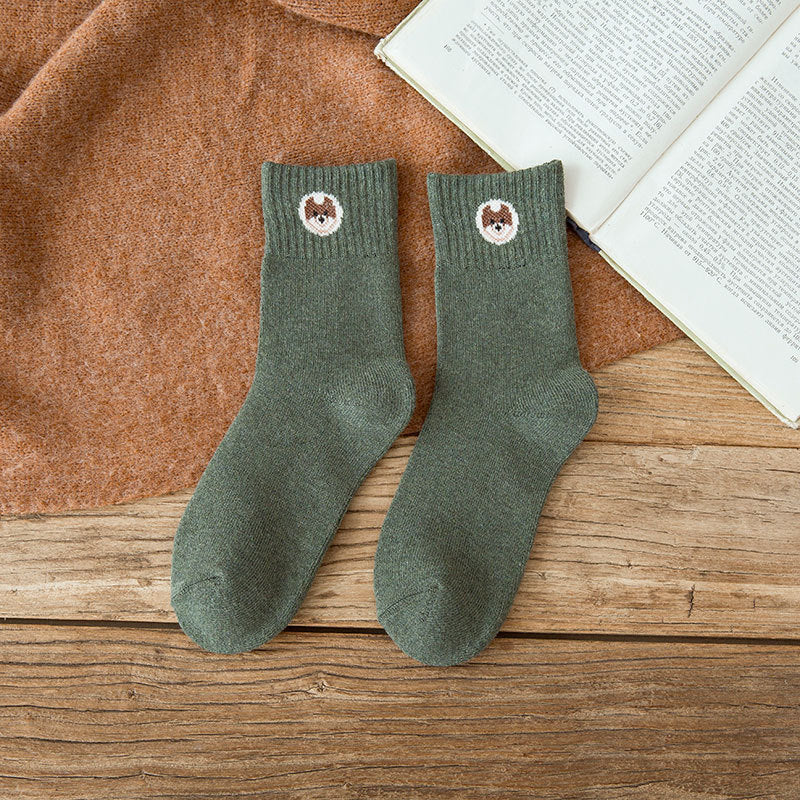 Cartoon Super Thick Northeast Cashmere Terry Socks