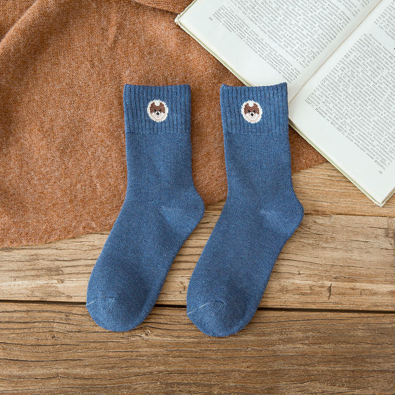 Cartoon Super Thick Northeast Cashmere Terry Socks