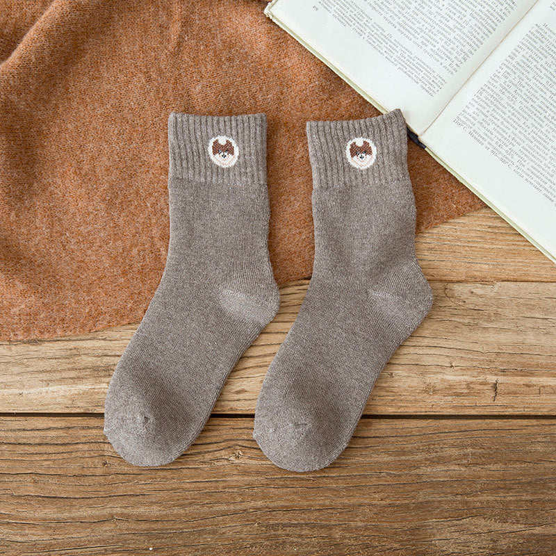 Cartoon Super Thick Northeast Cashmere Terry Socks