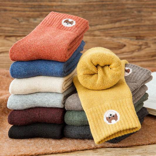 Cartoon Super Thick Northeast Cashmere Terry Socks