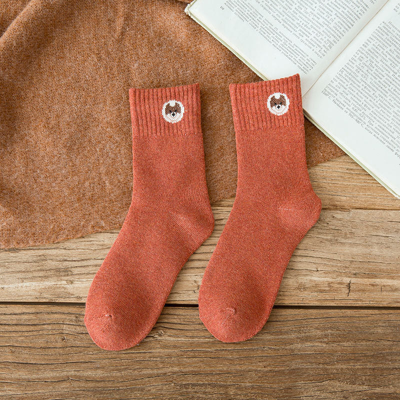 Cartoon Super Thick Northeast Cashmere Terry Socks