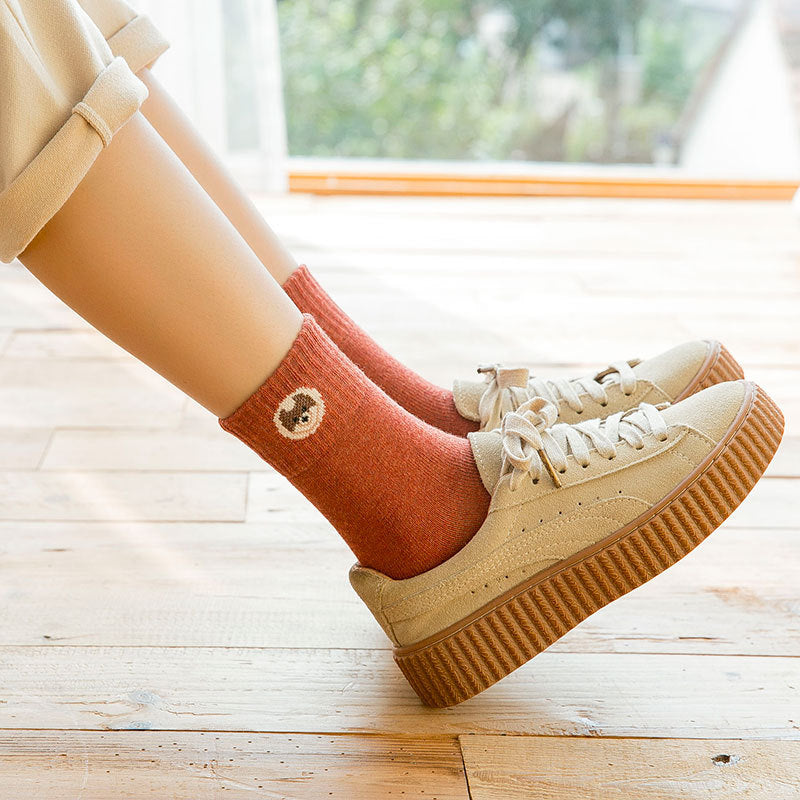 Cartoon Super Thick Northeast Cashmere Terry Socks