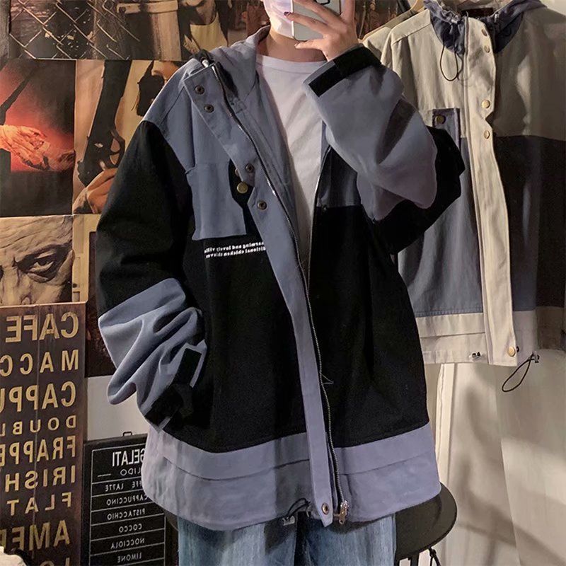 Work Jacket Multi-Pocket Stitching Outer Jacket