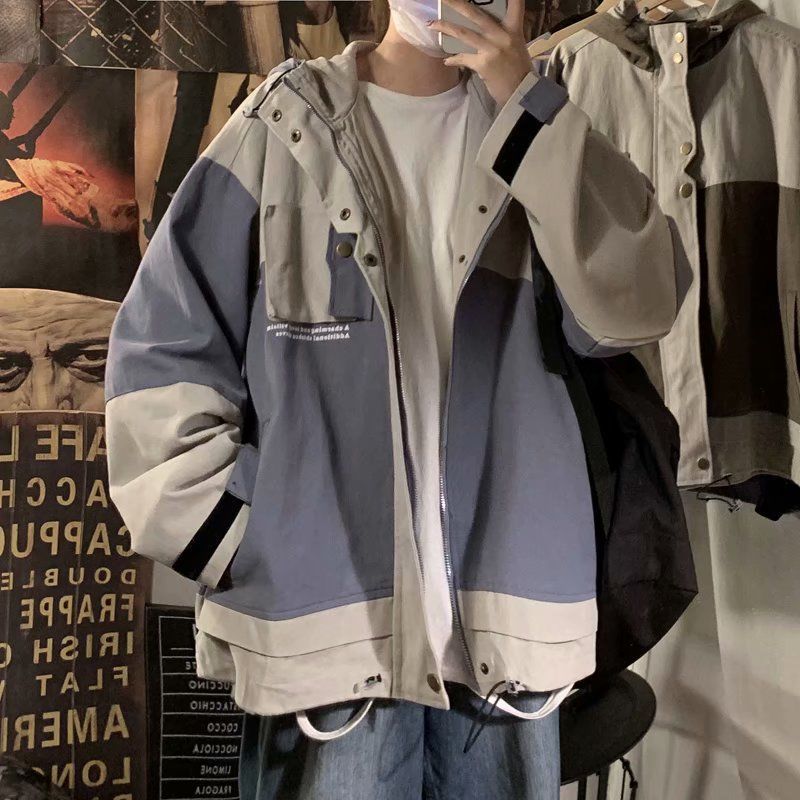 Work Jacket Multi-Pocket Stitching Outer Jacket