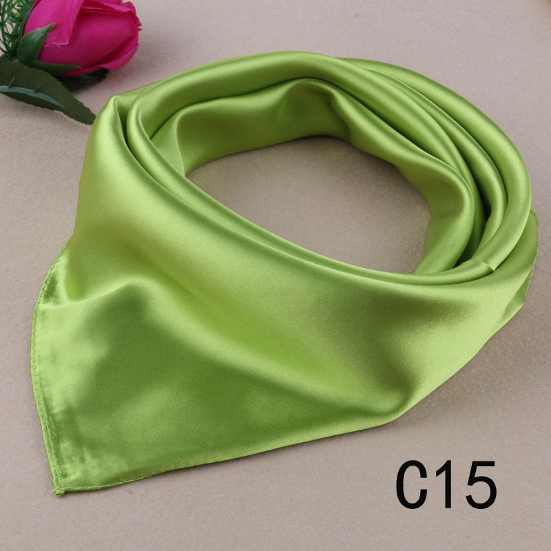 Korean Wild Literary Silk Scarf Decoration Scarf Small Square