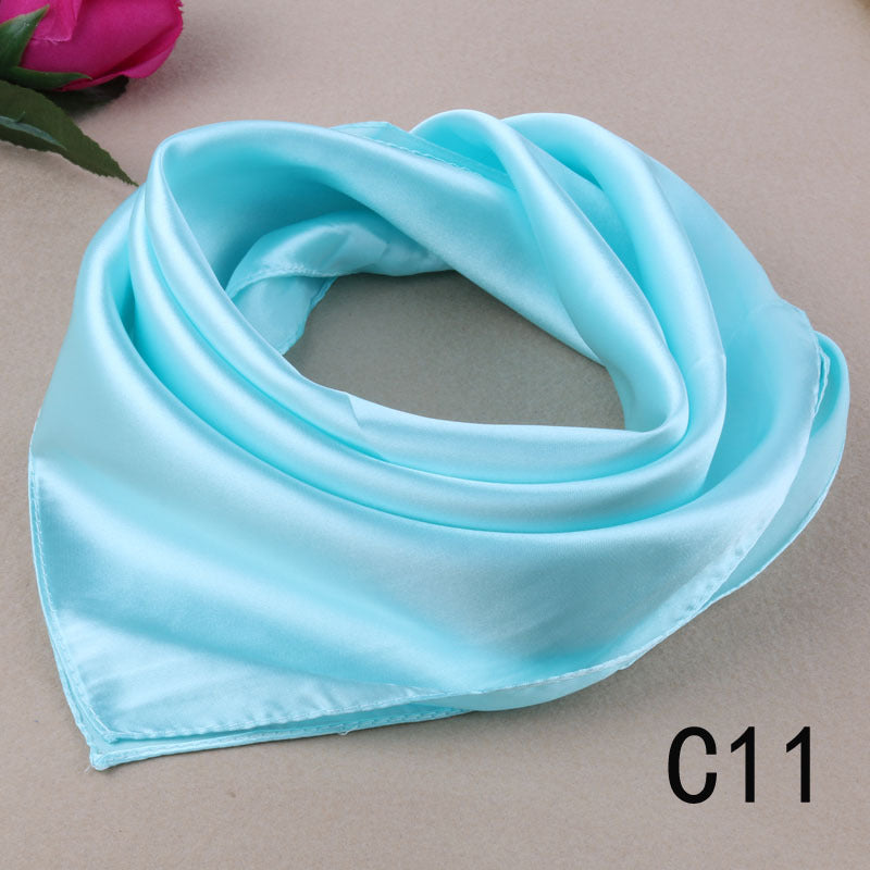 Korean Wild Literary Silk Scarf Decoration Scarf Small Square