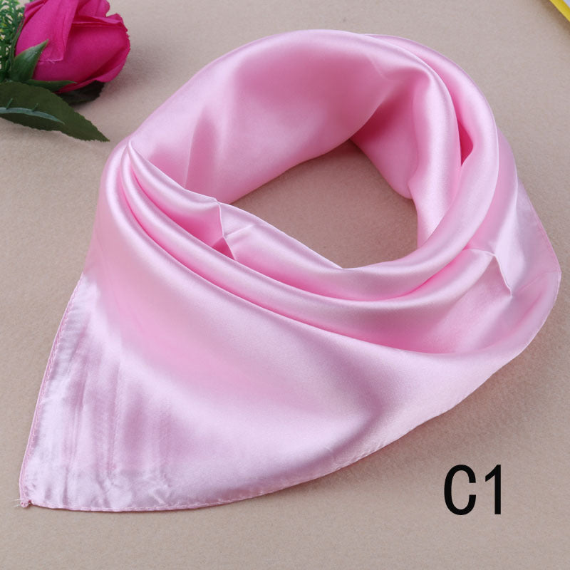 Korean Wild Literary Silk Scarf Decoration Scarf Small Square