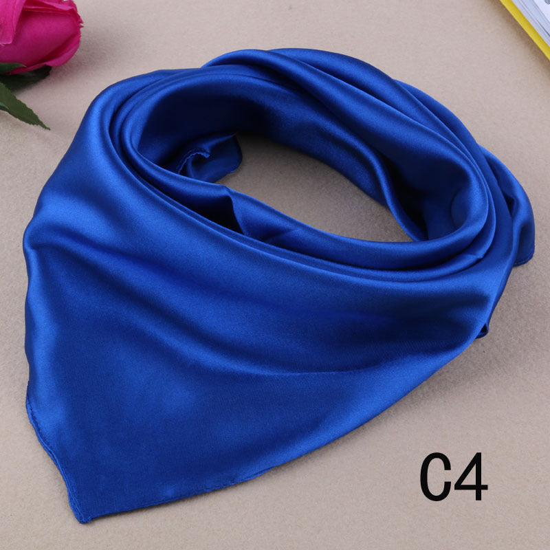 Korean Wild Literary Silk Scarf Decoration Scarf Small Square
