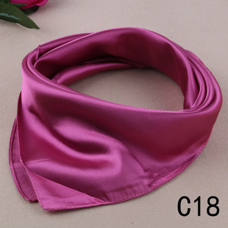 Korean Wild Literary Silk Scarf Decoration Scarf Small Square