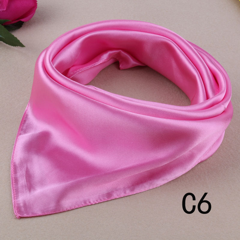 Korean Wild Literary Silk Scarf Decoration Scarf Small Square