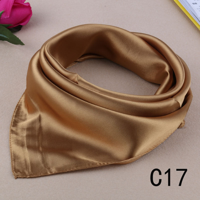 Korean Wild Literary Silk Scarf Decoration Scarf Small Square