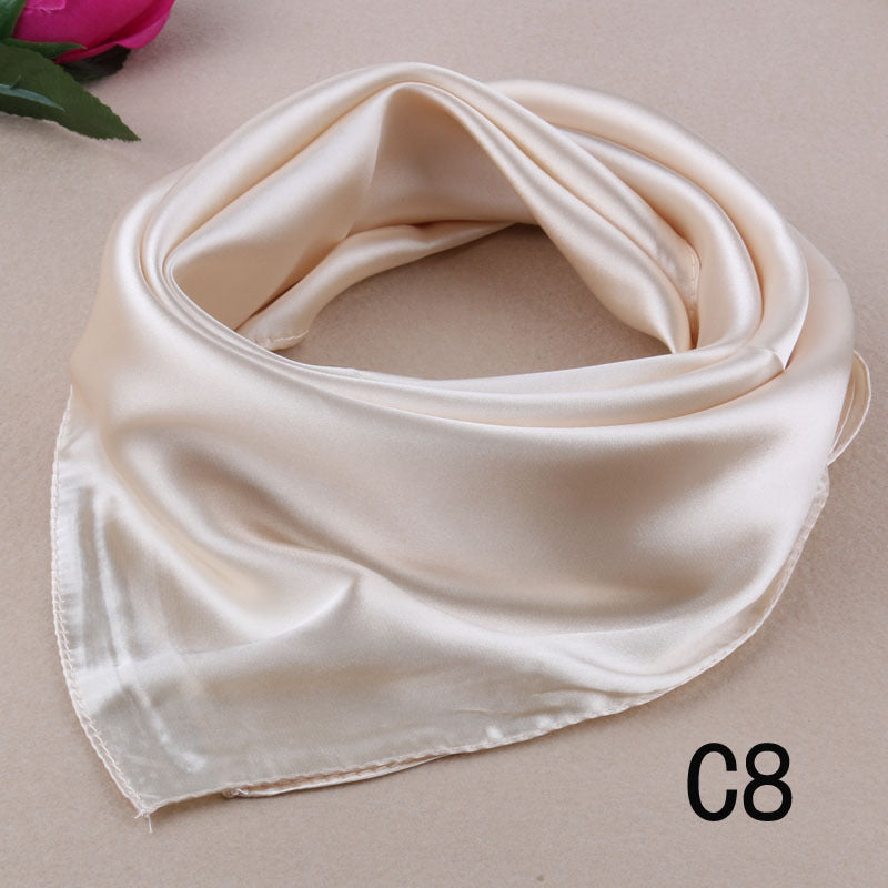 Korean Wild Literary Silk Scarf Decoration Scarf Small Square