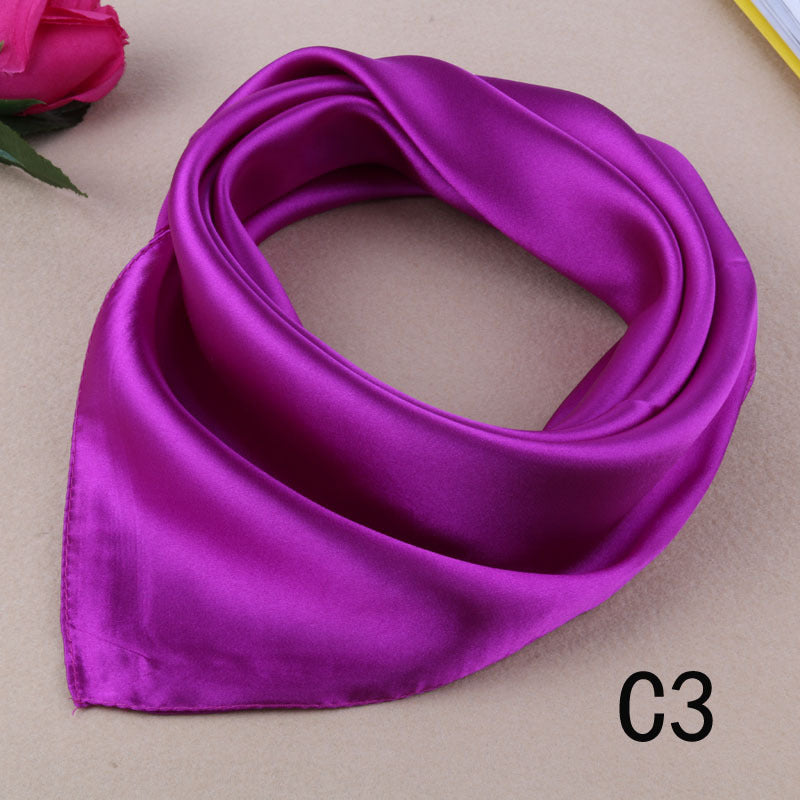 Korean Wild Literary Silk Scarf Decoration Scarf Small Square