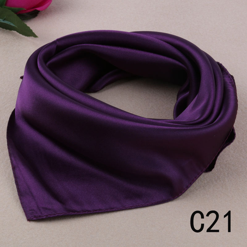 Korean Wild Literary Silk Scarf Decoration Scarf Small Square