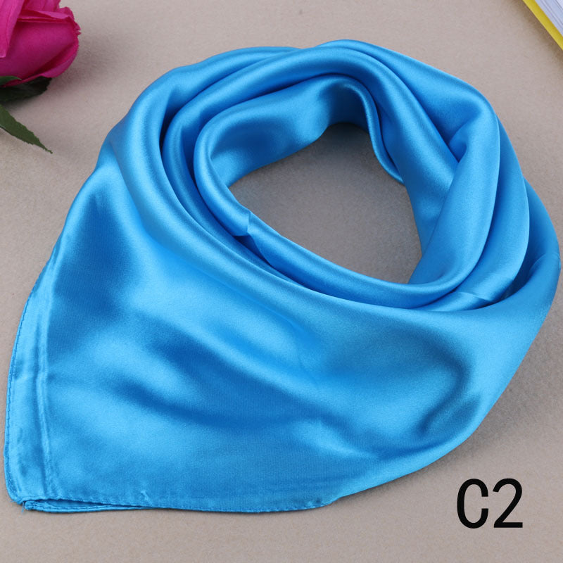 Korean Wild Literary Silk Scarf Decoration Scarf Small Square