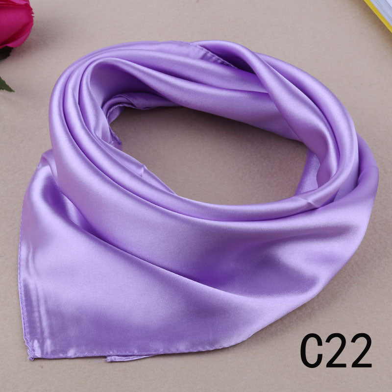 Korean Wild Literary Silk Scarf Decoration Scarf Small Square