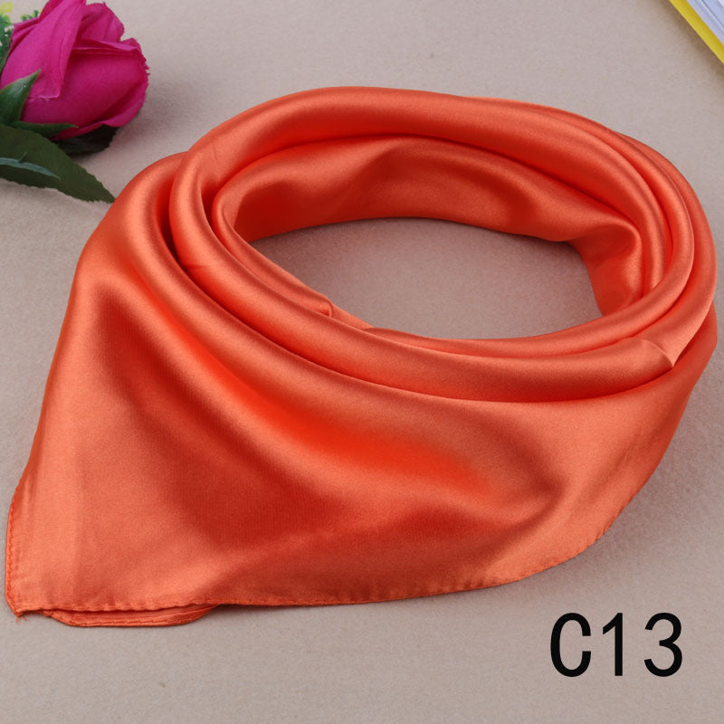 Korean Wild Literary Silk Scarf Decoration Scarf Small Square
