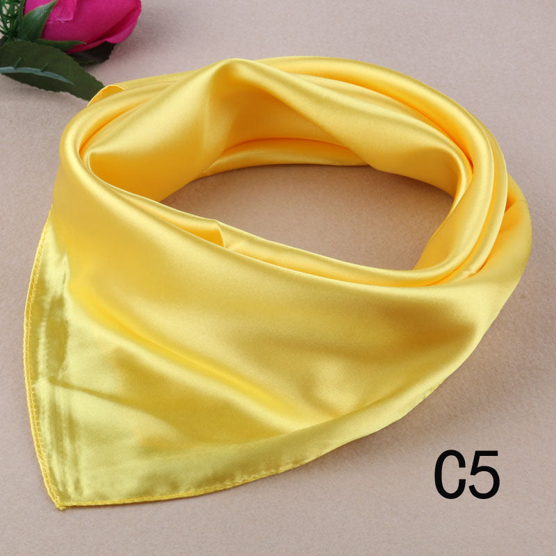 Korean Wild Literary Silk Scarf Decoration Scarf Small Square