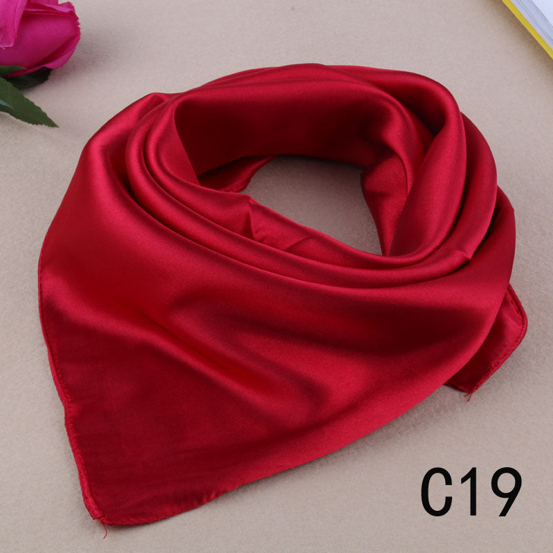 Korean Wild Literary Silk Scarf Decoration Scarf Small Square