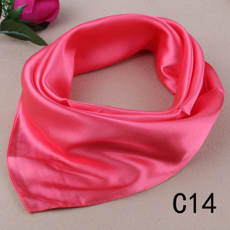 Korean Wild Literary Silk Scarf Decoration Scarf Small Square
