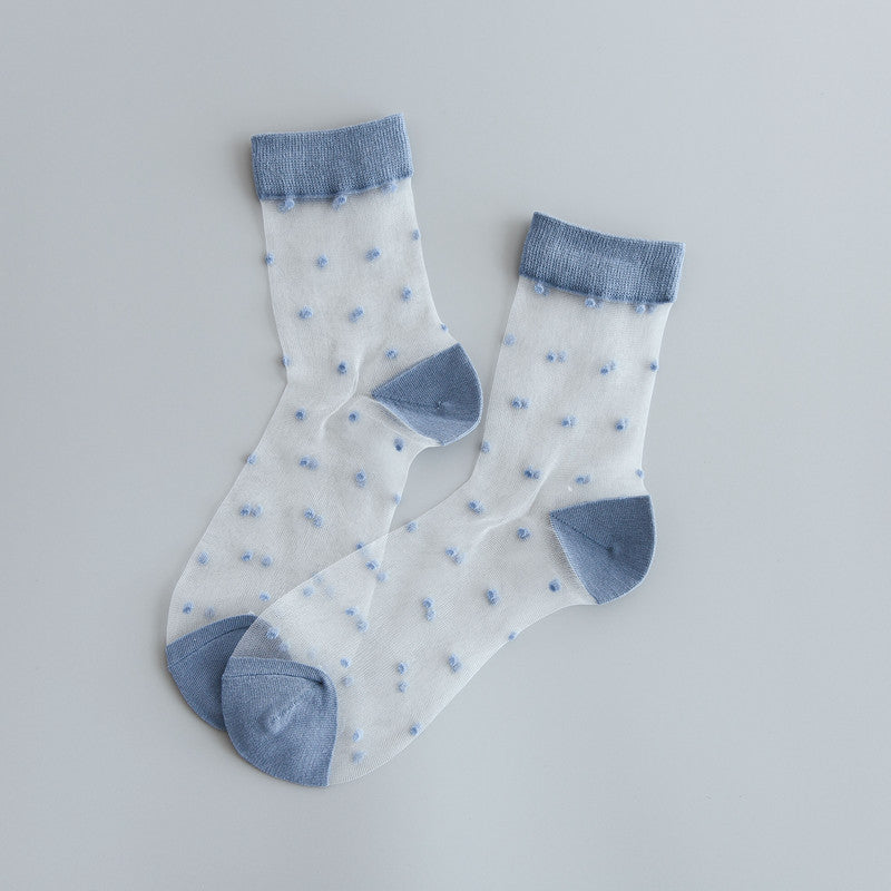 Glass Silk Stockings Personality Dot In Tube Crystal Silk