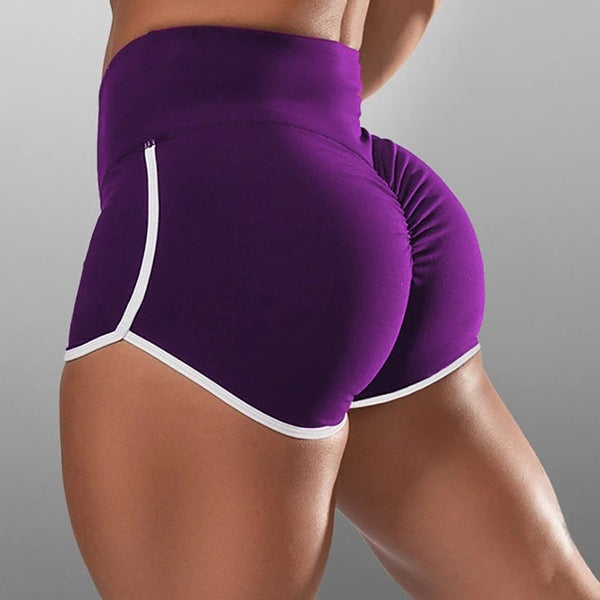 Hot Models Female High-Waist Buttocks Yoga Running Shorts