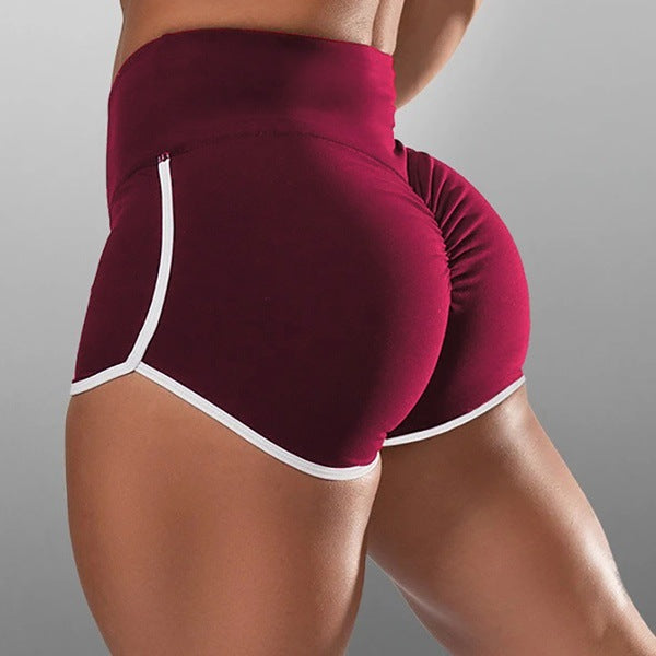 Hot Models Female High-Waist Buttocks Yoga Running Shorts