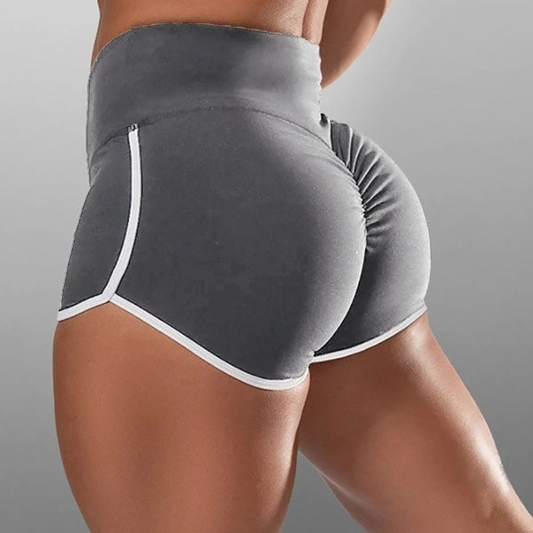 Hot Models Female High-Waist Buttocks Yoga Running Shorts