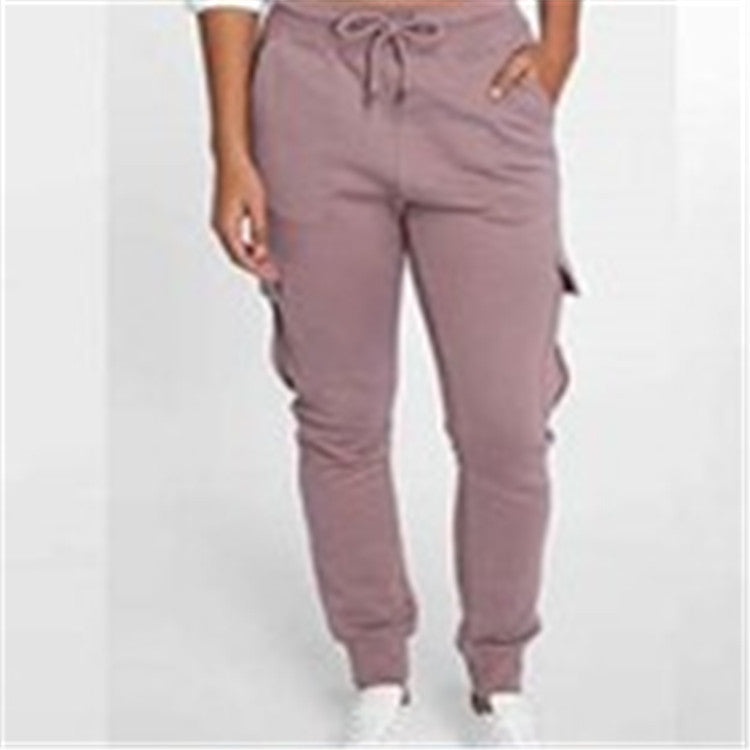 Fleece sweater casual pants