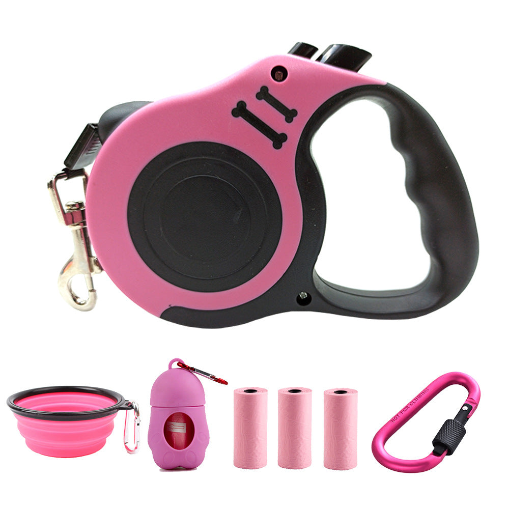 Towing Rope Dog Rope Folding Bowl Toilet Picker Set
