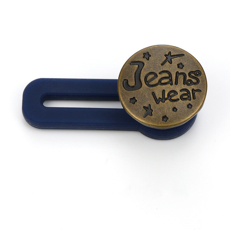 No Sew Jeans With Adjustable Expansion Waist Button