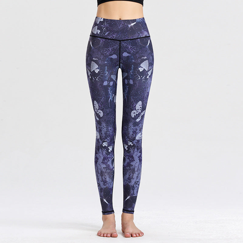 Printed Yoga Pants Women's Tight High Waist
