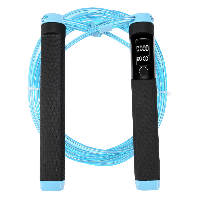 Bearing No Resistance Electronic Counting Steel Wire Skipping Rope