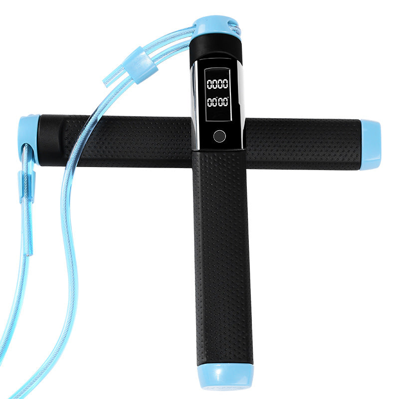 Bearing No Resistance Electronic Counting Steel Wire Skipping Rope