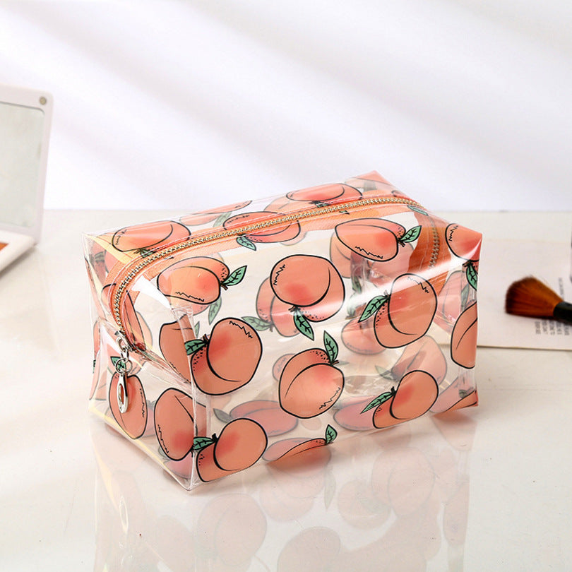 Transparent Pvc Waterproof Cosmetic Bag Large Capacity