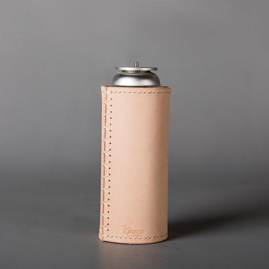 Retro Outdoor Tanned Leather Gas Tank Protective Cover