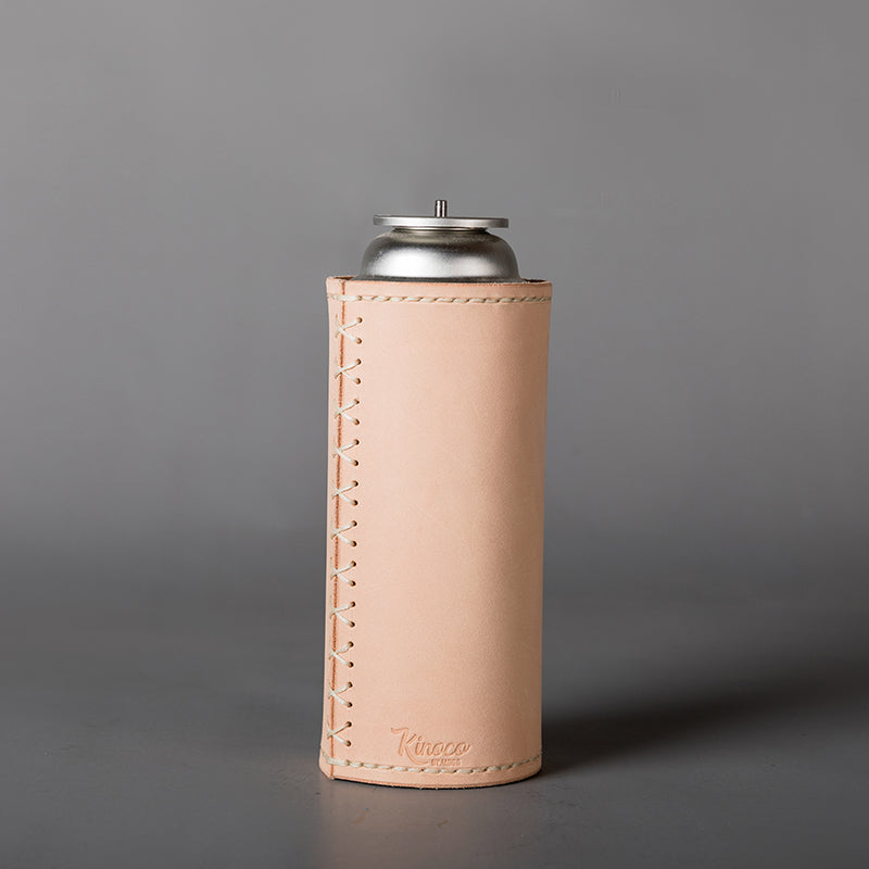 Retro Outdoor Tanned Leather Gas Tank Protective Cover