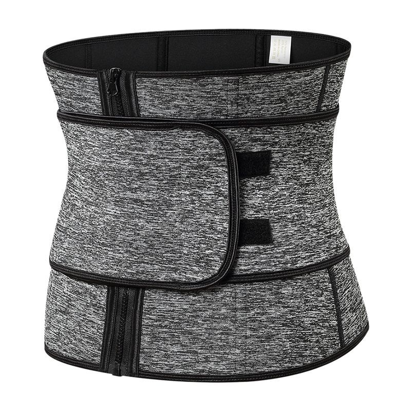 Cross-Border Hot Sale Neoprene Sweat Burst Corset Hot Shapers Zipper Velcro Belt Waist Waist