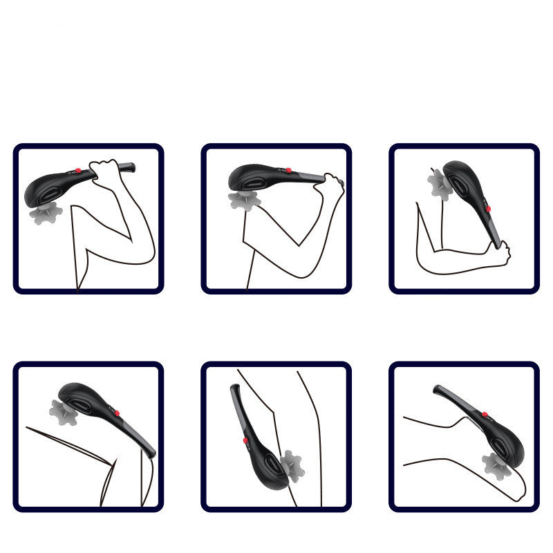 Hand-Held Back And Shoulder Vibrating Massage Stick