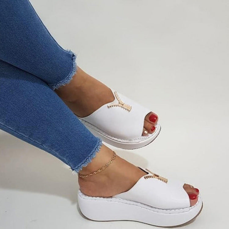 New Style Sandals Summer European And American Fashion Fish Mouth Platform Feet