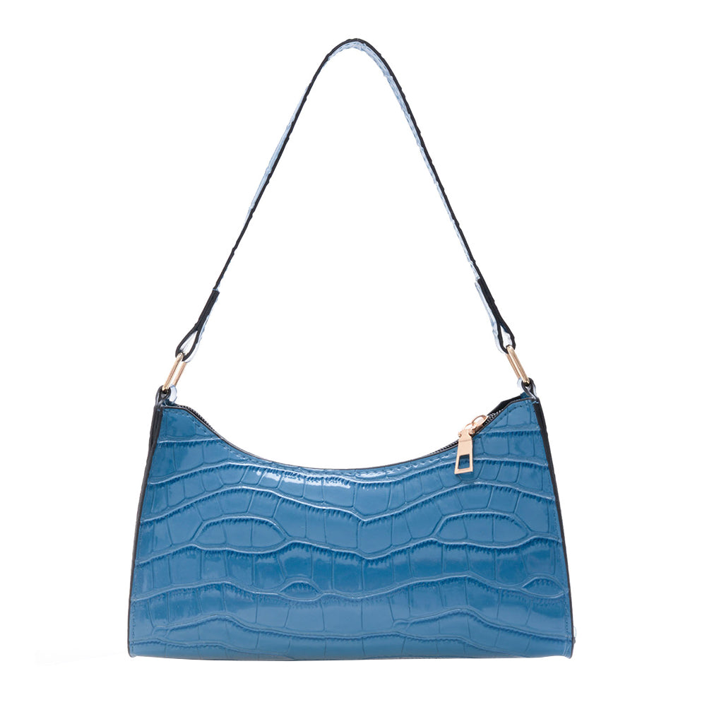 Popular New Trendy Fashion Underarm Bag Female Bag Western Style Female Bag Shoulder Bag Color Soft Surface Small Square Bag